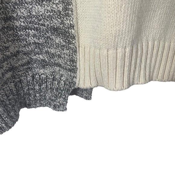 Soft Surroundings Women's Size Small Cream Black Pull over Long Sleeve Sweater - Picture 6 of 10